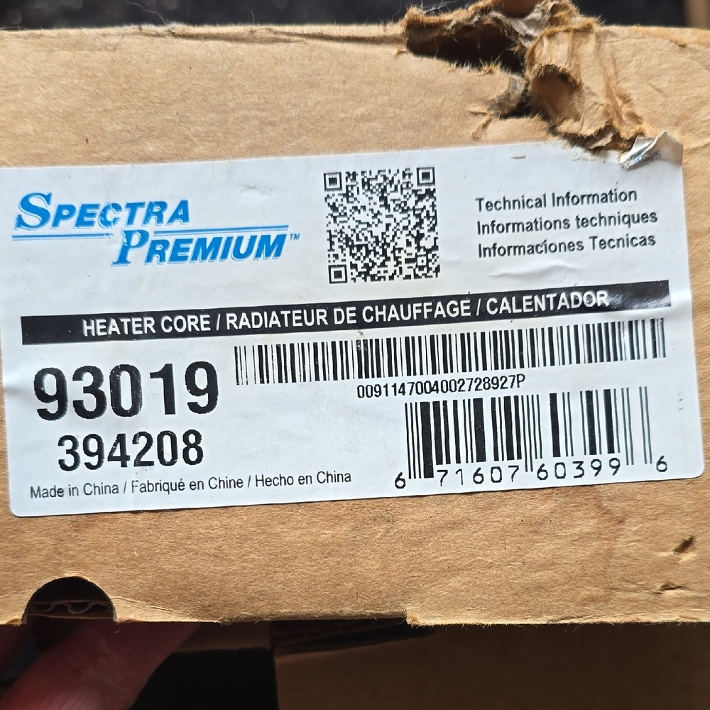 Spectra Premium Heater Core